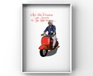 オシャレなイラストに英字などを組み合わせます ポップなイラストに手描きのレタリングの文字組み合わせ イメージ8