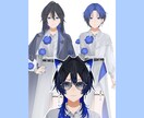 Live2D用イラスト描きます 可愛い女の子からイケメン男子まで対応可能です！ イメージ3