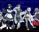 ダークポップなイラスト作成致します Vライバーさん達の1枚絵やアイコンを作成致します！ イメージ5