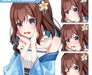 アニメ塗りでかわいいキャラクターイラスト制作します あざと可愛い女の子のイラストを制作いたします✨ イメージ4