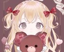 ふわっと可愛いSNSアイコン、イラスト描きます ゆるふわイラストお描きします！ イメージ1