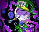 簡単な背景＋バストアップの人物イラストを制作します アニメ塗り風で毒気のある絵が特徴です イメージ10