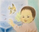 色鉛筆で記念日やプレゼントにイラスト描きます 柔らかタッチの色鉛筆で一点もののプレゼントはいかがですか イメージ1