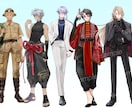 TRPG/配信用キャラクター立ち絵描きます 男性・女性キャラともに魅力的なキャラクターを丁寧に仕上げます イメージ4