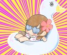 最短1日/目を惹くかわいいイラスト描きます アイコンやヘッダー・グッズ制作などお気軽にご相談どうぞ♪ イメージ6