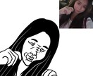 修正無し、おもしろ似顔絵描きますます お写真を元に似顔絵イラストをお描きします！ イメージ5