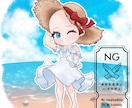 量産ちびキャラ【麦わらワンピース】を描きます Vtuber / Vライバーさんに大人気の量産シリーズです！ イメージ2