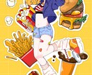 かわいいイラスト描きます 女の子の大好きが詰まったイラスト描きます。 イメージ4