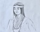 歴史・古代史などの人物風景画をモノクロで描きます 文章に添える白黒の挿絵を描きます。歴史や文献、古代史など。 イメージ5