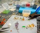ディップアートで花のアクセサリーをお作りします ご希望の色、アクセサリーの種類、大きさをご記入ください。 イメージ2