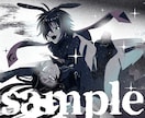 ストーリーを感じさせるモノクロイラスト描きます 短期で納品可能　ほんのりダークからポップまで幅広く イメージ6