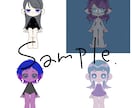 デフォルメキャラでSNSアイコンを描きます 色んなSNSのアイコンにぜひ！！ イメージ2