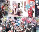 商用自由 イラスト作成いたします フルカラー 用途自由です 人物ならどんなものでも イメージ2