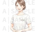 サロン専門｜現役マネージャーが制服再現します Canva・SNS・HPで使える！背景透過pngイラスト イメージ7