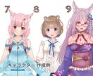 Live2Dモデル一括制作、１名様限定受付します 新サービス開始にあたり、３万円でVtuber作成いたします！ イメージ4
