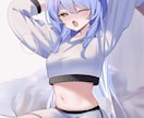 透明感のある可愛いイラスト描きます 儚くてかわいい雰囲気が得意です イメージ4