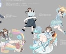 1枚絵・立ち絵・Live2D用など描きます イラスト制作（1枚絵・立ち絵・アイコン・Live2D用など） イメージ5