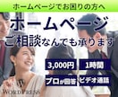 ホームページの悩みをビデオチャットで承ります ホームページが欲しい方はまず相談してください！ イメージ1