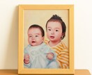 ぬくもりある肖像画をデジタルでお描きします デジタル納品 ＋印刷・額装・日用品グッズもご用意しております イメージ1