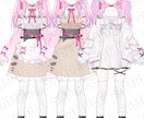 初心者歓迎！病みかわVTuber制作します Live2Dまで一括制作！プレゼント用や個人観賞もOK！ イメージ4