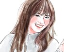 ファッション雑誌風☆オシャレな似顔絵お描きします SNSのアイコンやちょっとしたカットイラストをお求めの方に！ イメージ1