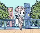 一枚絵：かわいいイラスト描きますます イラストで冒険！あなたの世界を一緒にかわいく召喚します。 イメージ1