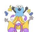 SNS等に使用できるアイコンを描きます ゆるくかわいいイラストをお描きします。 イメージ5