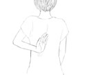 ビジネス向き！身体の線画イラスト描きます ビジネス教材等に使えます！女性向きイラストです。 イメージ7
