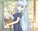 背景込みでもOK！可愛い女の子のイラスト描きます 〜背景や表情差分も要望がございましたら描かせていただきます〜 イメージ4