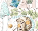 おしゃれであたたかい雰囲気のイラストを提供します やさしく、おしゃれで繊細なイラストが得意です。 イメージ2