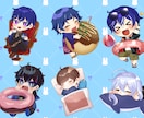 SDキャライラスト作成します かわいいだけでなく丁寧な描き込みが自慢です！ イメージ2