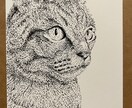 大切なペットの似顔絵を描きますます ボールペン画で家族の思い出残します。 イメージ1