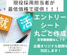 ゼロから可能／現役採用担当がES作成・添削します 現役の採用担当が就活最新情報を駆使したご提案をいたします！ イメージ1