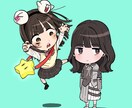 アイコン・祝花などにも！いろんなイラスト承ります ポップでかわいい似顔絵が得意です イメージ1