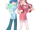胸上2000円〜/優しい絵柄のイラスト描きます 胸上〜全身まで！可愛いキャラデザが得意です！ イメージ5