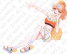 キラキラ‪で可愛いイラストを描きます SNSや動画に使えるイラスト制作 イメージ2
