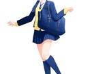 可愛いイラスト作成します SNSアイコン、商業利用可能（修正5回まで） イメージ4