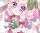 キラふわ可愛い『歌ってみた動画イラスト』作成します 不思議とホッとする優しいイラストで貴方の歌に彩りをお届け♡ イメージ7
