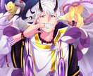 アイコン・動画サムネ等ご希望のイラストお描きします SNS用・サムネイル等お気軽にご相談ください★ イメージ2