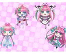 ＳＤキャラお仕立て致します はっきりとした色でかわいく描きます！！ イメージ2