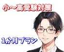 小中高の受験対策【1ヶ月プラン】学習指導します 個別指導塾で副室長兼講師として指導経験有！【60分×4回】 イメージ1