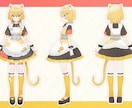 VTuberモデルの全行程を制作します キャラデザからLive2Dモデリングまで対応します！ イメージ8