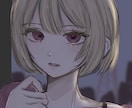 SNS運用に！可愛い女の子のイラスト描きます 不透明だけど透明感のある、あなただけの女の子をお届けします イメージ1