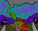 キャラ、イラスト制作いたします ポップでキャッチーながらレトロ感溢れるイラスト描きます イメージ6