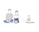 写真から線画イラストを作成します お子様や結婚式の記念やプレゼントにいかがですか？ イメージ3