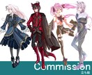 イラストお描きします 商用利用可、柔らかな色使いの絵をお描きします。 イメージ3