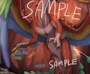 ドラゴン/ケモノ/モンスターを描きます ゲーム用スチル、TRPG用立ち絵、等々 イメージ4