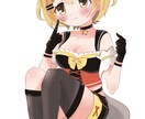 目を惹く可愛いイラスト描きます 美少女系の可愛い女の子を描くのが得意です イメージ2