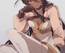 鮮やかなアニメ塗りでキャラクターイラスト描きます 可愛いアニメ塗りでキャラクターイラストを制作いたします！ イメージ2