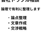 会社トラブルや評価問題を論理整理しますます 感情ではなく論理で有利な構造を作ります イメージ1